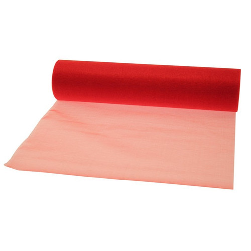 Red Soft Organza Roll Red Soft Organza Roll