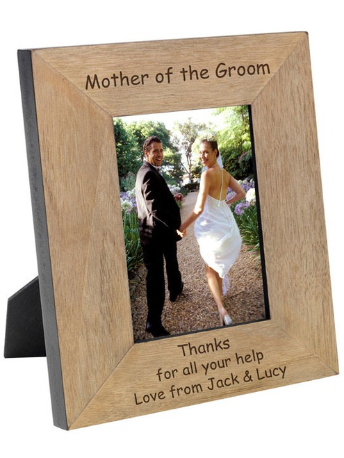 Personalised Mother of the Groom Wooden Photo Frame - 7 x 5