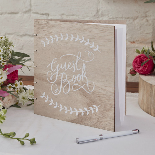 Wooden Guest Book Wooden Guest Book