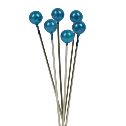 Blue Pearl Headed Pins - Discontinued