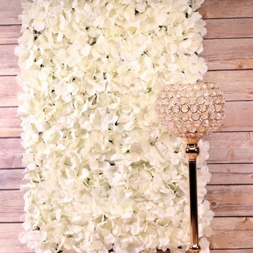 Cream Hydrangea Flower Wall Panel (40x60cm)