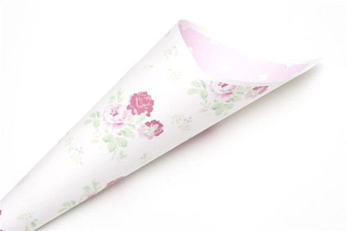 Vintage Floral Confetti Cones
