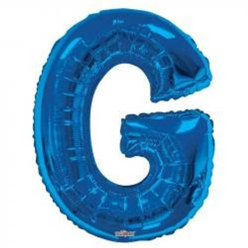 34"  Letter Balloon -  G - Blue