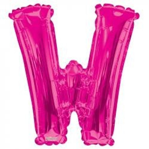 34"  Letter Balloon - W - Pink