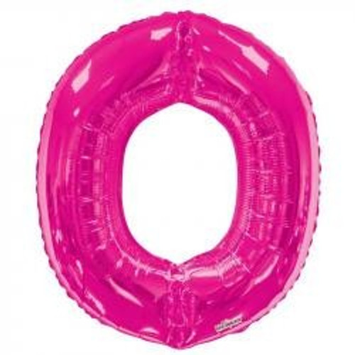 34"  Letter Balloon - O - Pink