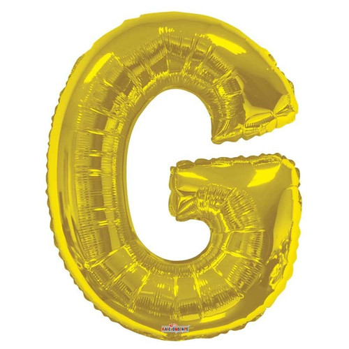 34"  Letter Balloon - G - Gold