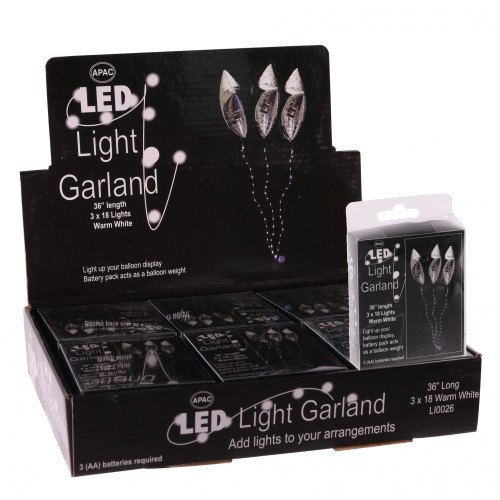 Set of LED Light String in White Set of LED Light String in White