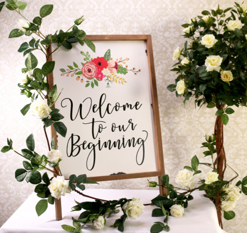 Welcome to our Beginning Sign - Discontinued