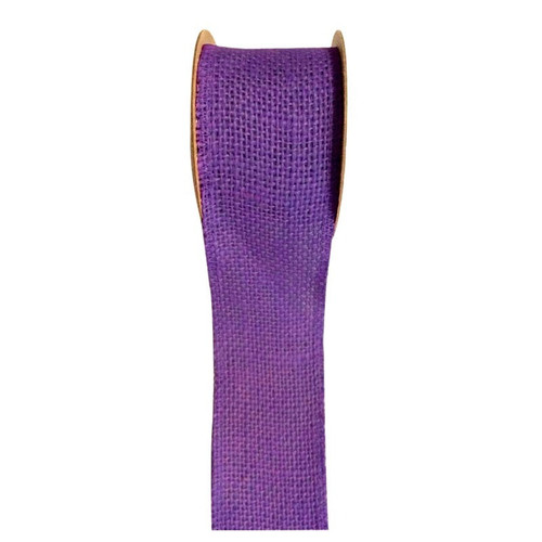 Purple Woven Ribbon 50mm  - Discontinued