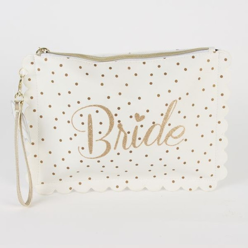 'Always and Forever' Multi Use Pouch With Wristlet 'bride' 'Always and Forever' Multi Use Pouch With Wristlet 'bride'