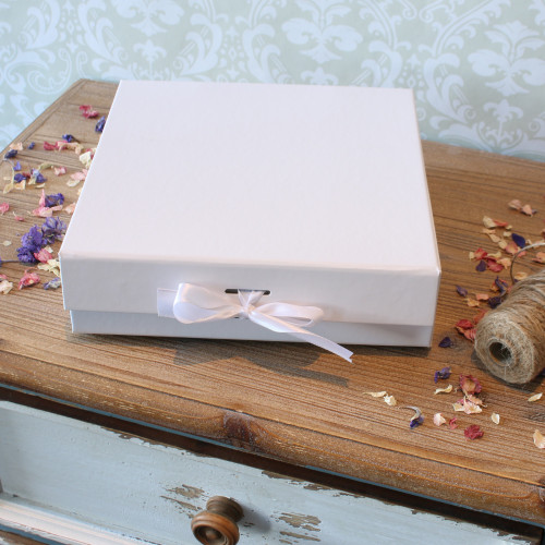 Medium White Keepsake Box Medium White Keepsake Box