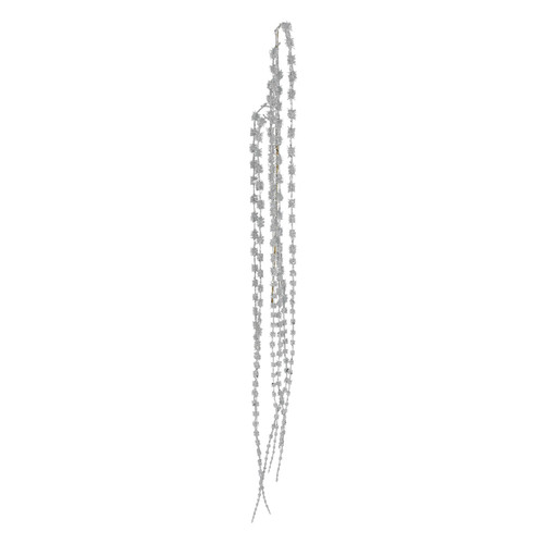 Silver Glitter Large Amaranthus Spray Silver Glitter Large Amaranthus Spray