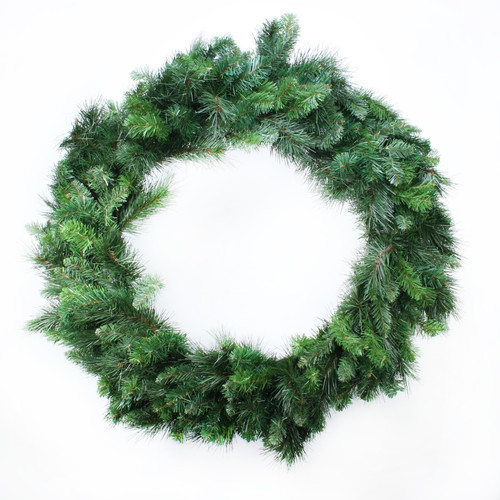 90cm Deluxe Evergreen Wreath (260 Tips)