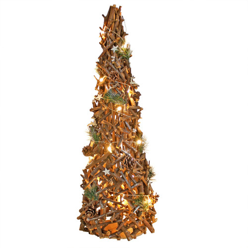 100cm Wooden Decorative Christmas Twig Tree with Lights 100cm Wooden Decorative Christmas Twig Tree with Lights