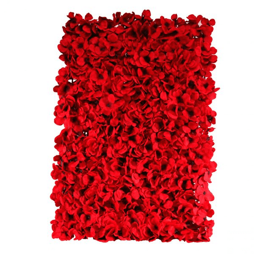 Red Hydrangea Flower Wall Bundle (1.6 x 2.4M)