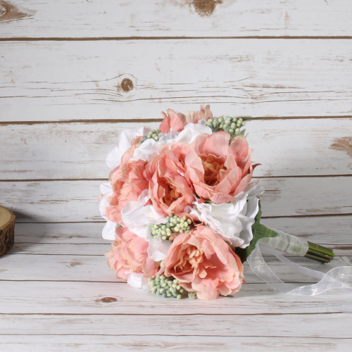 Large Antique Peony & Hydrangea Bouquet