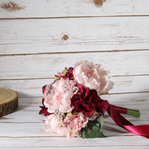 Medium Antique Peony & Hydrangea Bouquet Medium Antique Peony & Hydrangea Bouquet