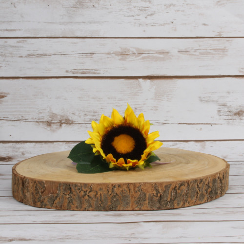 Single Sunflower Buttonhole Single Sunflower Buttonhole