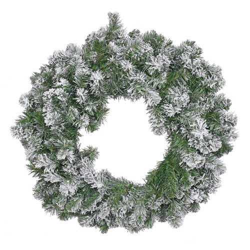 Oak Creek Flocked Wreath (60cm)