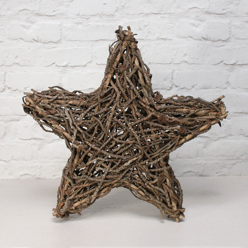 Natural Open-Weave Botay Star Natural Open-Weave Botay Star