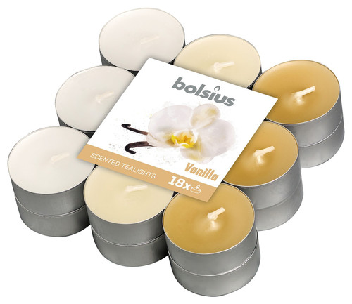 Fragranced Tealight Vanilla (Pack of 18) Fragranced Tealight Vanilla (Pack of 18)