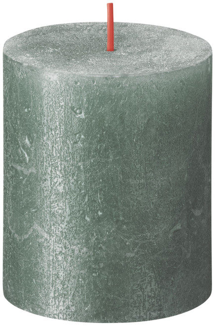 Blue Bolsius Rustic Shimmer Metallic Candle (80 x 68mm)