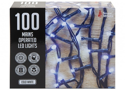 Cold-White Multi-Function Mains-Operated LED Lights (x 100) Cold-White Multi-Function Mains-Operated LED Lights (x 100)