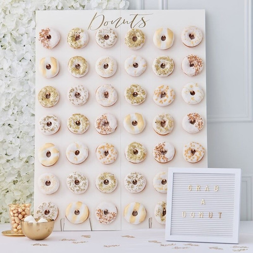 Large Gold Foiled Donut Wall Large Gold Foiled Donut Wall
