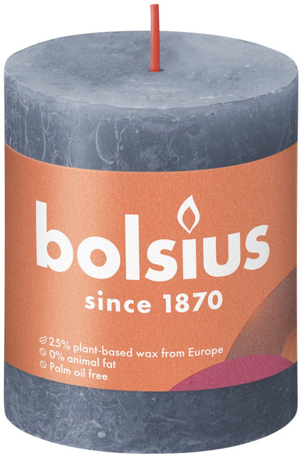 Twilight Blue Bolsius Rustic Shine Pillar Candle (80mm x 68mm) Twilight Blue Bolsius Rustic Shine Pillar Candle (80mm x 68mm)