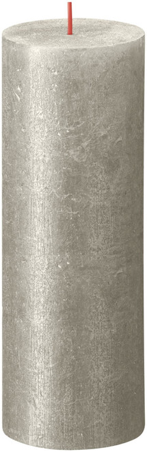 Bolsius Rustic Champagne Shimmer Metallic Candle (190mm x 68mm)