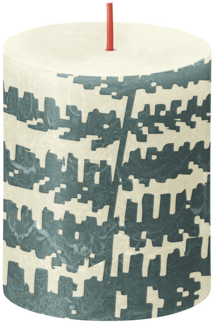 Bolsius Soft Pearl & Fern Rustic Silhouette Candle (80mm x 68mm) Bolsius Soft Pearl & Fern Rustic Silhouette Candle (80mm x 68mm)