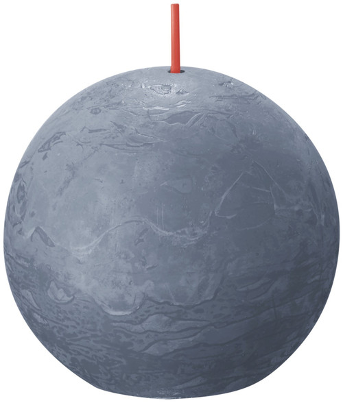 Bolsius Rustic Twilight Blue Ball Candle (76mm)