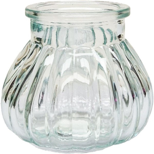Clear Veneto Bubble Jar (8cm x 9cm) Clear Veneto Bubble Jar (8cm x 9cm)