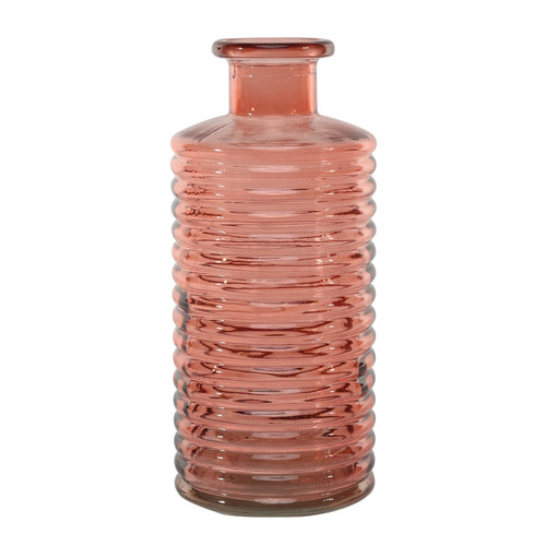 Horizontal Ribbed Bottle (Dusky Pink)