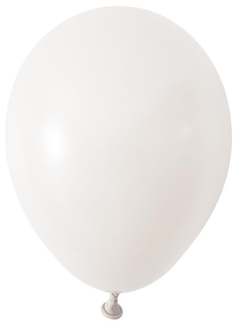 White Round Shape Latex Balloon - 5 inch (Pk 100) White Round Shape Latex Balloon - 5 inch (Pk 100)