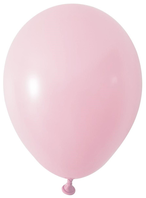 Macaron Pink Round Shape Latex Balloon - 5 inch (Pk 100)