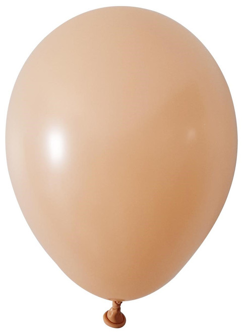 Beige Round Shape Latex Balloon - 5 inch (Pk 100) Beige Round Shape Latex Balloon - 5 inch (Pk 100)