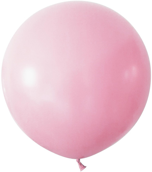 Macaron Pink Jumbo Latex Balloon - 24 inch (Pk 3)