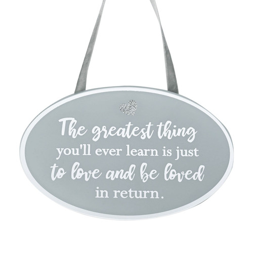 Reflections Plaque - Love The Greatest Thing