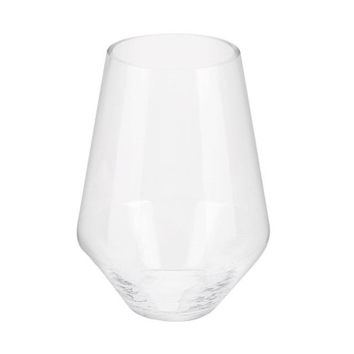 Glass Angular Vase (25cm) Glass Angular Vase (25cm)