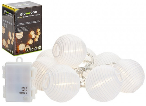 LED Globe Inside/Outside String Lights - Warm White LED Globe Inside/Outside String Lights - Warm White