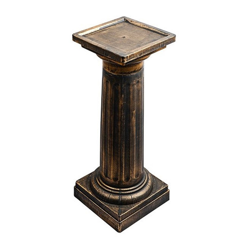 Bronze Roman Plastic Pillar (83cm) Bronze Roman Plastic Pillar (83cm)