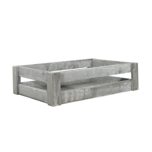 Small Grey Wooden Crate Small Grey Wooden Crate
