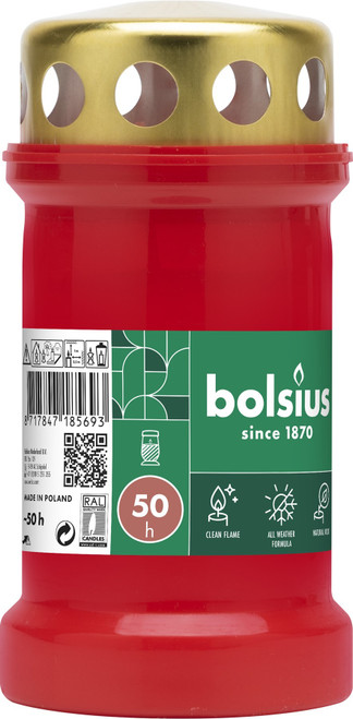 Red Bolsius Memorial Light (50 hours) Red Bolsius Memorial Light (50 hours)