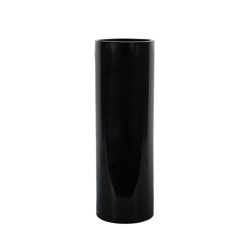 Black Gloss Cylinder Glass Vase (30cm H x 10cm W) Black Gloss Cylinder Glass Vase (30cm H x 10cm W)