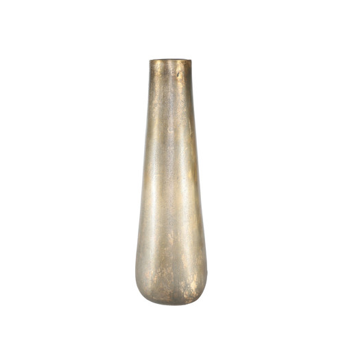Antique Gold Poseidon Tapered Vase (49 x 15.5cm) Antique Gold Poseidon Tapered Vase (49 x 15.5cm)