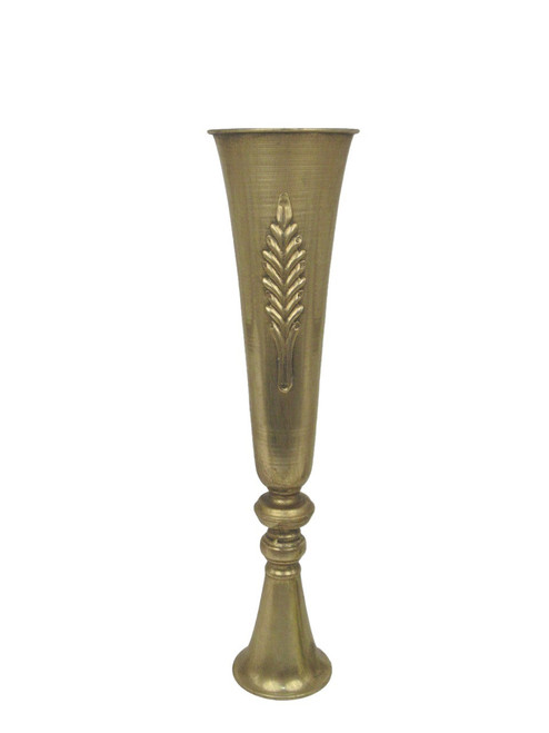 Antique Gold Creation Metal Table Centre Vase (60cm) Antique Gold Creation Metal Table Centre Vase (60cm)
