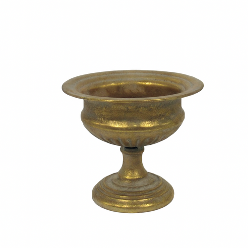 Antique Gold Creation Footed Metal Bowl (16cm) Antique Gold Creation Footed Metal Bowl (16cm)