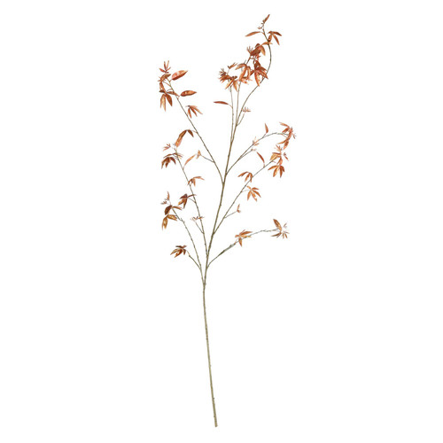 Botanica Metallic Orange Acer Leaf Branch (172cm)