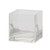 8cm Glass Cube Vase